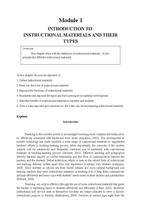 Image result for Instructional Module