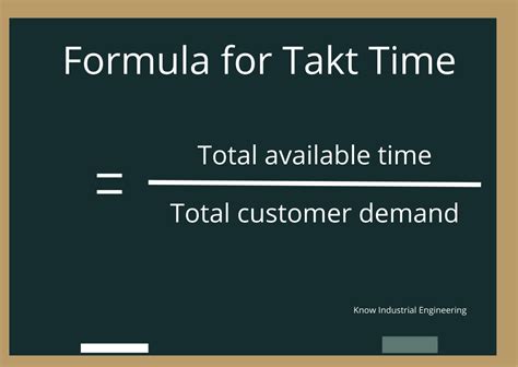 Toradh íomhá ar How Is Takt Time Calculated