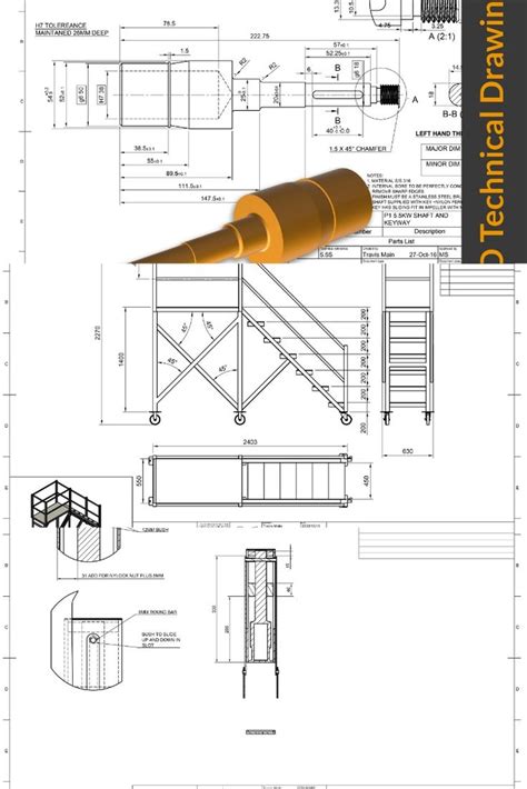 Image result for Technical Drawing Layout