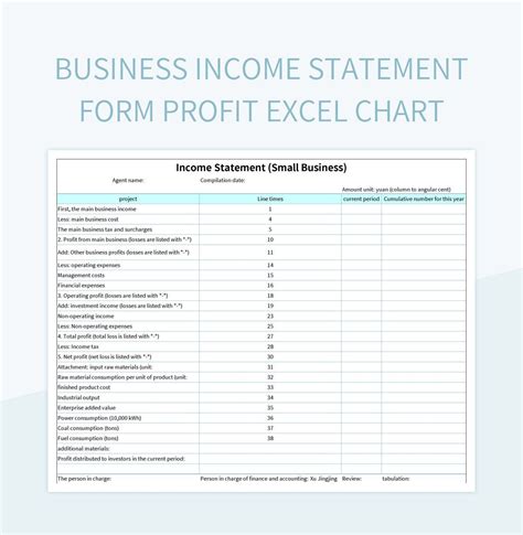 Image result for Income Statement Excel