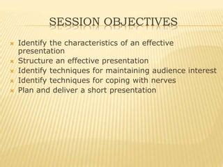 Toradh íomhá ar Effective Presentation Structure