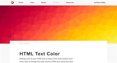 Image result for Colorful HTML Pages
