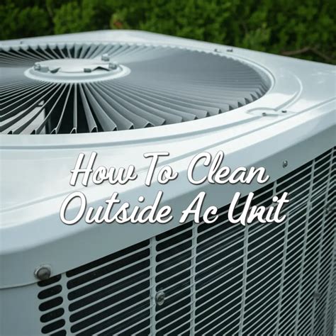 نتيجة الصورة لـ How to Clean Outside AC Unit