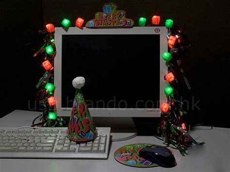 Image result for Computer Monitor Christmas Decorations