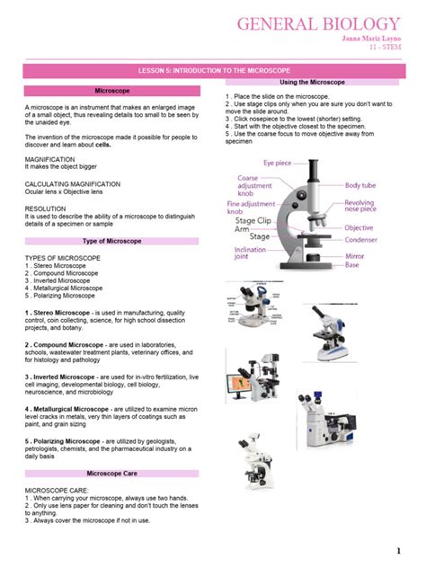 Image result for Microscope Book Appendix