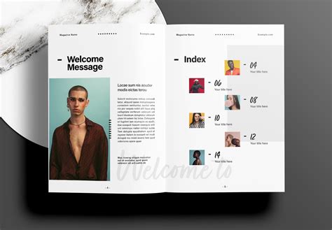 Image result for InDesign Layout Templates Free Modern Magazine