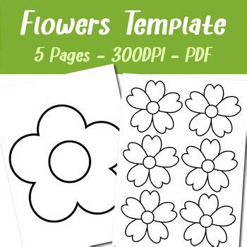 Image result for Spring Flower Template Printable
