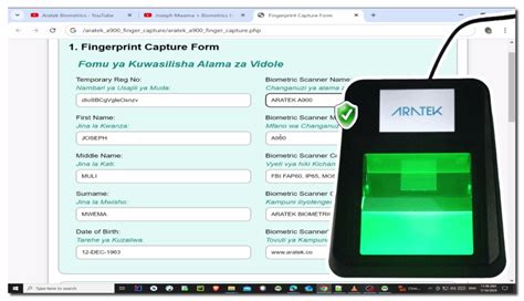 Image result for Biometric Fingerprint Form