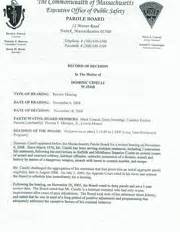 Image result for Parole Board Decisions