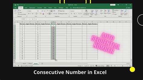 Image result for How to Auto Generate Numbers in Excel