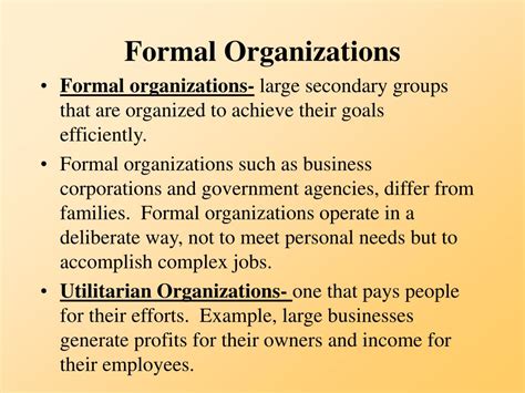 Formal Organization Examples に対する画像結果