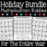 Résultat d’images pour Holiday Multiplication Riddle Worksheet