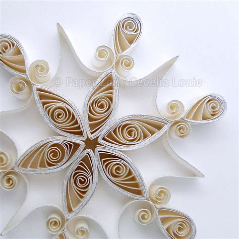 Welcome to Paper Zen ~ Cecelia Louie: Quilling Snowflake Pattern: Arctic