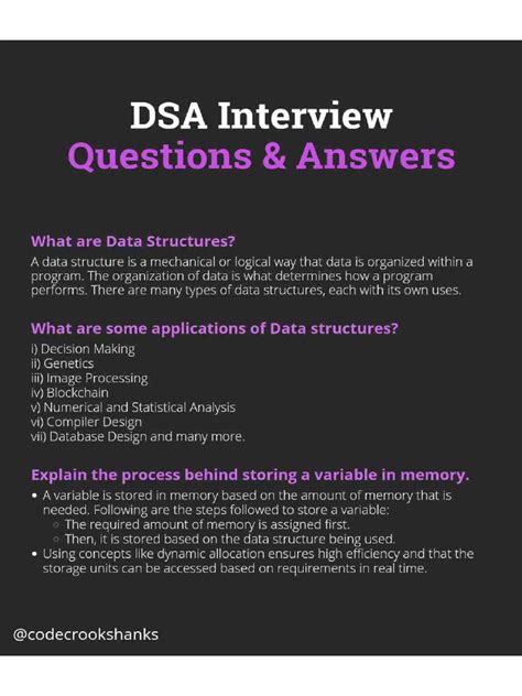 Toradh íomhá ar DSA Interview Questions and Answers PDF