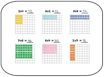 Multiplication Array 5X8 に対する画像結果