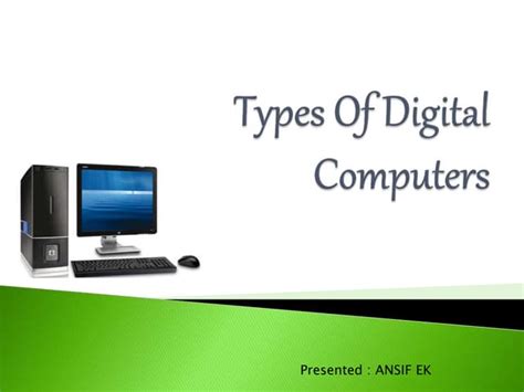 Types of digital computers | PPTX