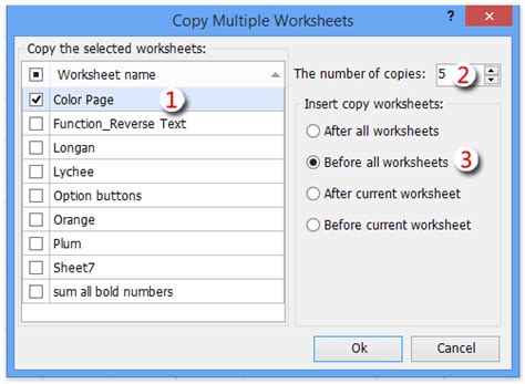 Make Multiple Copies of a Worksheet in Excel に対する画像結果
