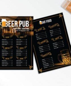 Image result for Bar Food Menu PDF