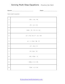 Image result for Multiple Choice Solving Multi-Step Equations