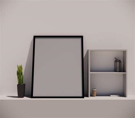 Image result for 3d frame mockup