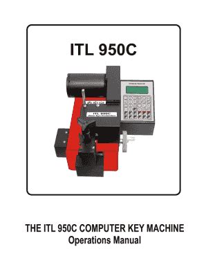 Bildergebnis für ITL 950C Key Machine