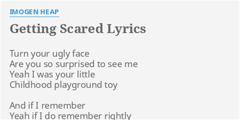 Imogen Heap Getting Scared に対する画像結果