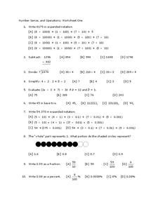 7th Grade Math Number Sense Worksheets に対する画像結果