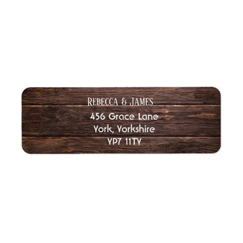 Image result for Return Address Labels Rustic