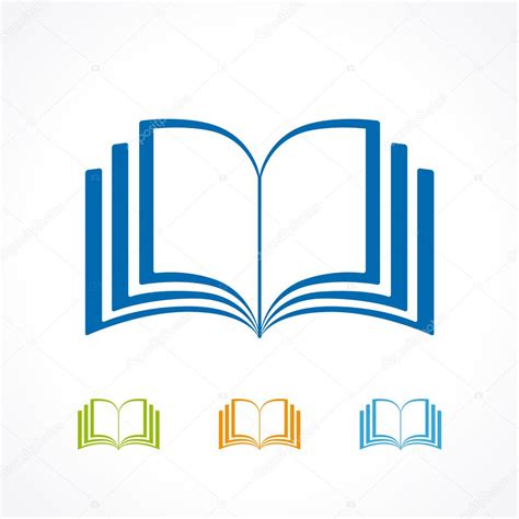 Image result for Open Book Vector Logo