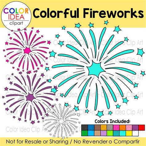 Image result for Colorful Fireworks