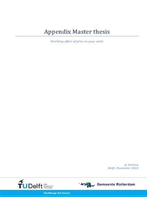 Image result for Appendix Example in Master Thesis