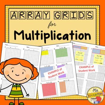 Image result for Array Multiplication Grid