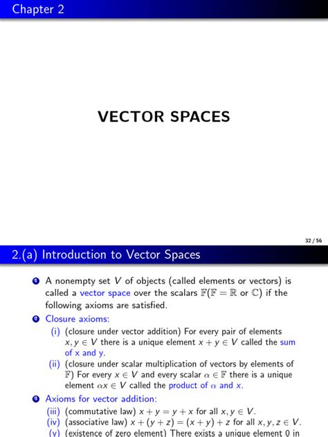 Image result for Example of a Vector Space