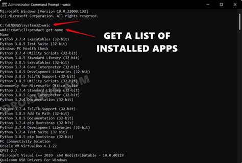 Toradh íomhá ar Uninstall Command-Prompt