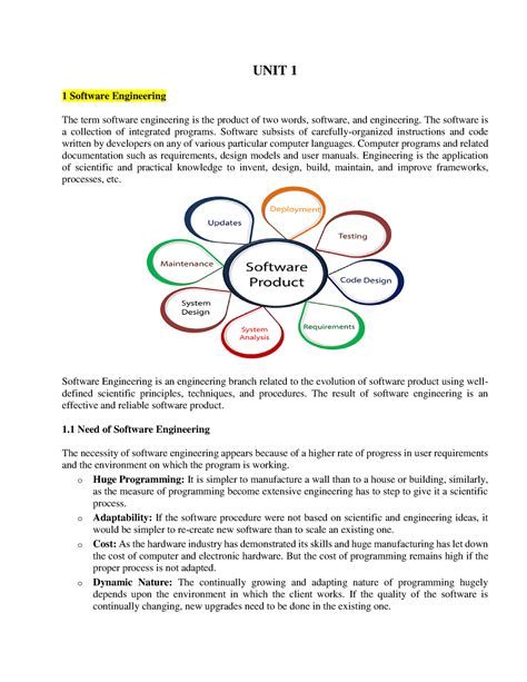 Image result for Software Engineering Notes for MSC