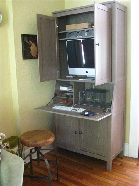 Image result for Dual Monitor Computer Cabinet