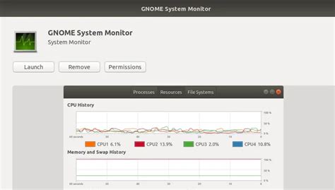 Image result for System Monitor Ubuntu