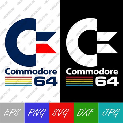 Commodore 64 C64 Logo Retro 80s 90s Vector Digital Download SVG, Ai ...