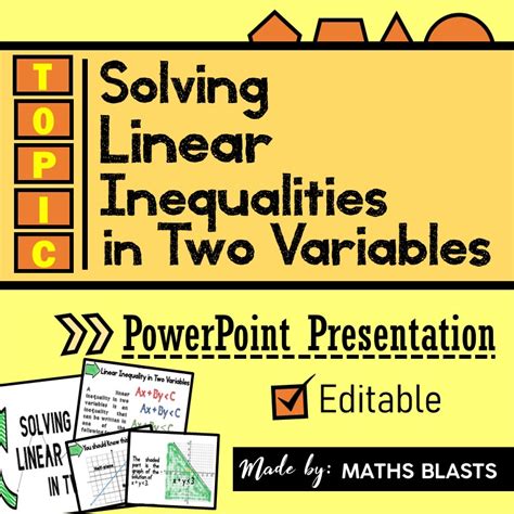 Image result for Linear Inequalities in Two Variables