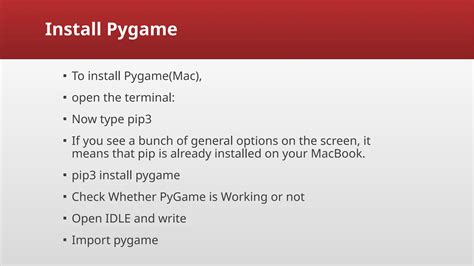 Image result for Install Pygame through PIP