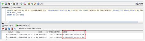Toradh íomhá ar Oracle PL/SQL Server Interface