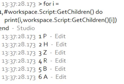 Image result for How to Script a Index in Roblox Studio