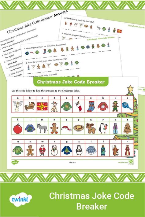 Afbeeldingsresultaten voor Christmas Code Breaker Printable