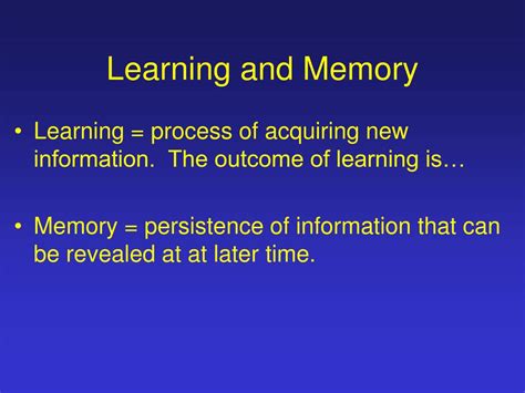 Image result for Memory and Learning PPT