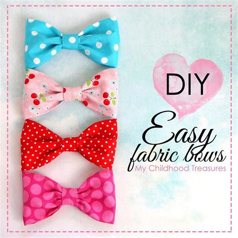 Image result for How to Make Bows From Fabric