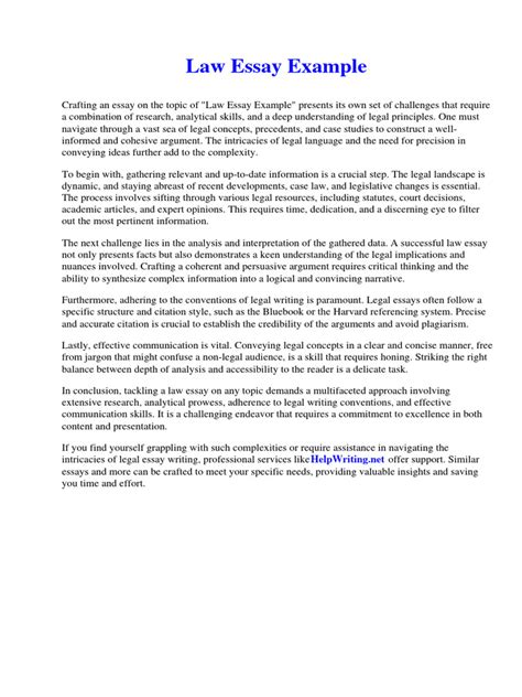 Law Essay Introduction Example に対する画像結果