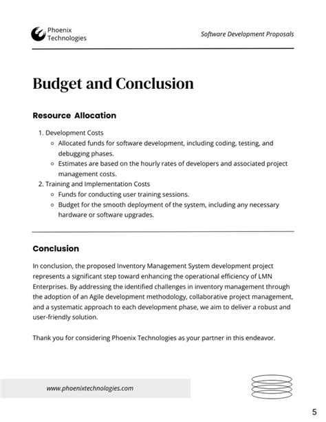 Software Development Proposal Template に対する画像結果