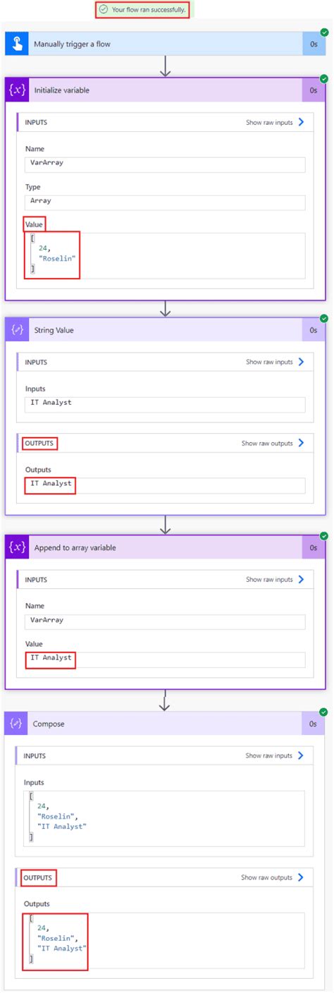 Image result for Power Automate Append to Array Varialbe