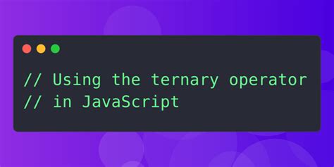 Image result for Ternary Operator JavaScript