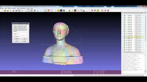 Toradh íomhá ar MeshLab Color